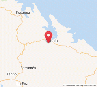 Carte : Canala, Province Nord
