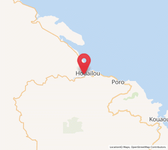 Carte : Houaïlou, Province Nord