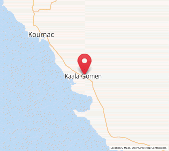 Carte : Kaala-Gomén, Province Nord