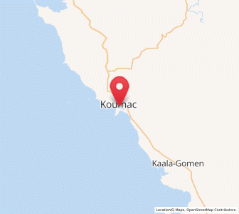 Carte : Koumac, Province Nord