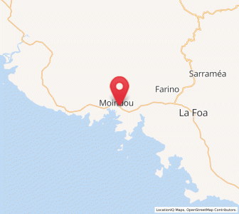 Carte : Moindou, Province Sud