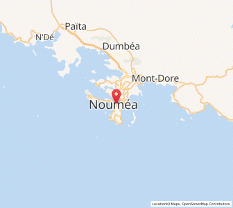 Carte : Nouméa, Province Sud