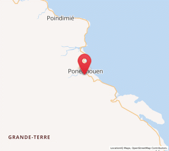 Carte : Ponérihouen, Province Nord