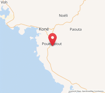 Carte : Pouembout, Province Nord