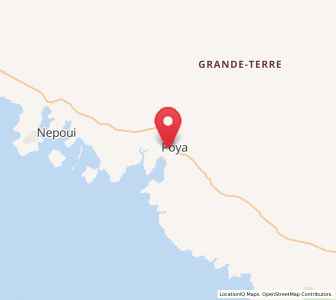 Carte : Poya, Province Nord