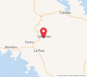 Carte : Sarraméa, Province Sud