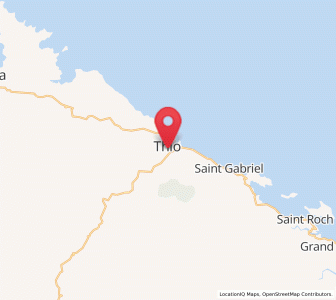 Carte : Thio, Province Sud