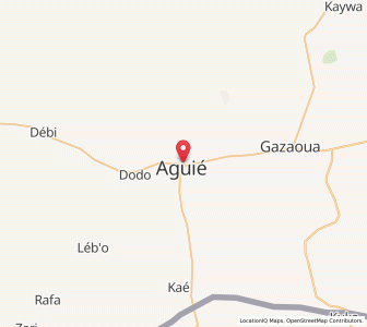 Map of Aguié, Maradi