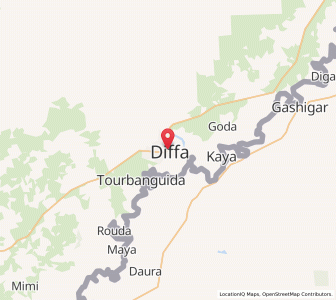 Map of Diffa, Diffa