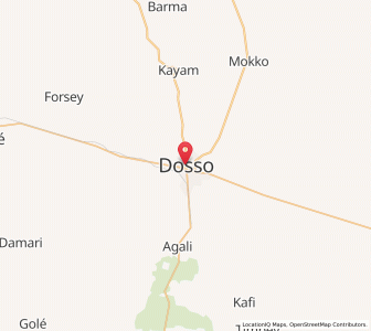 Map of Dosso, Dosso