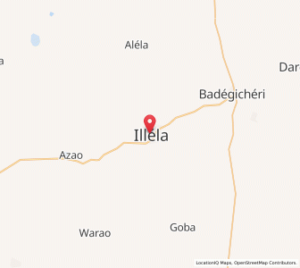 Map of Illéla, Tahoua