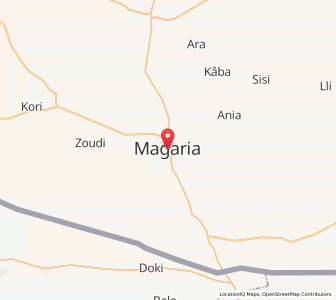 Map of Magaria, Zinder