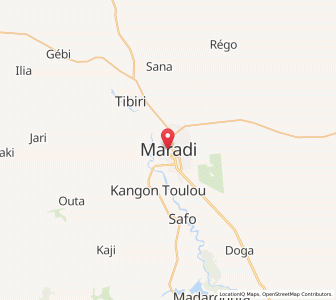 Map of Maradi, Maradi