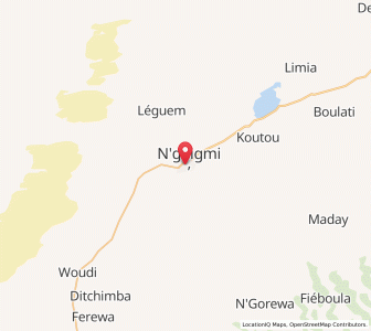 Map of Nguigmi, Diffa