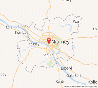 Map of Niamey, Niamey