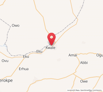 Map of Abraka, Delta