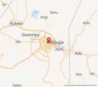 Map of Abuja, FCT