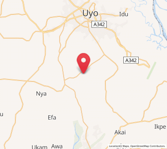 Map of Afaha Offiong, Akwa Ibom