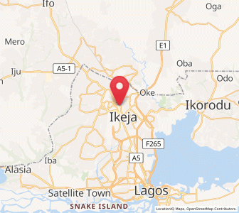 Map of Agege, Lagos
