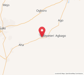 Map of Ago-Amodu, Oyo