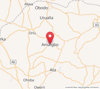Map of Amaigbo, Imo