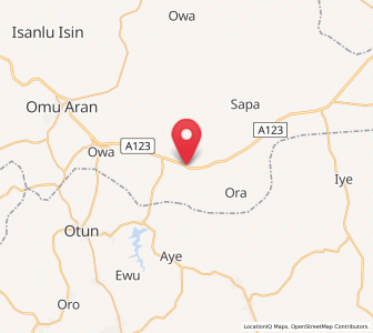 Map of Araromi-Opin, Kwara