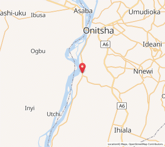 Map of Atani, Anambra