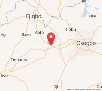 Map of Awo, Osun