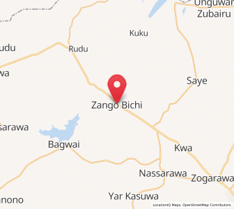 Map of Bichi, Kano