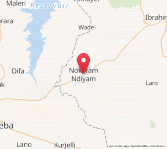 Map of Briyel, Borno