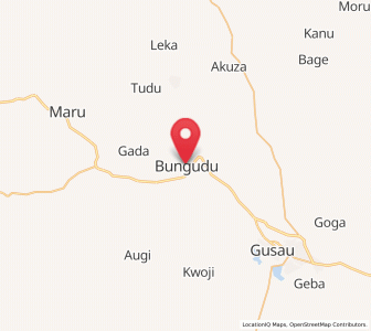 Map of Bungudu, Zamfara