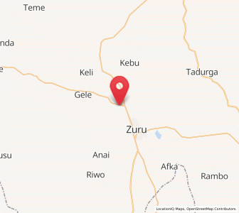 Map of Dabai, Kebbi