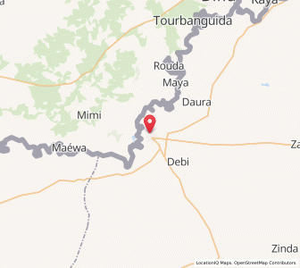 Map of Damasak, Borno