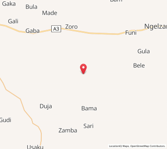 Map of Daura, Yobe