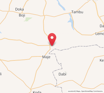 Map of Dutsi, Katsina