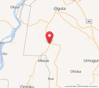 Map of Egbema, Imo