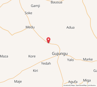 Map of Gagarawa, Jigawa