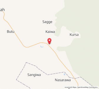 Map of Gandi, Sokoto