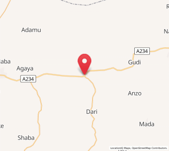 Map of Garaku, Nassarawa
