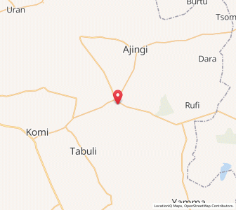 Map of Gaya, Kano