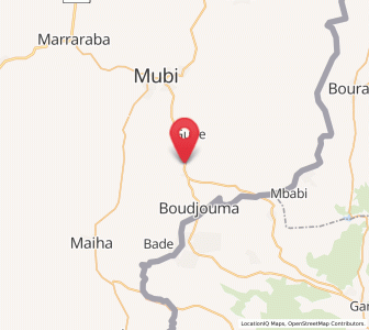 Map of Gella, Adamawa