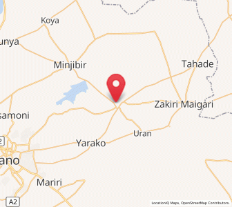 Map of Gezawa, Kano