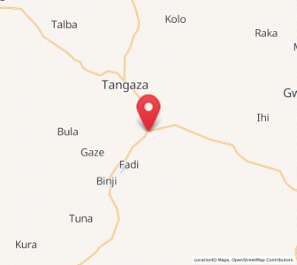 Map of Gidan Madi, Sokoto