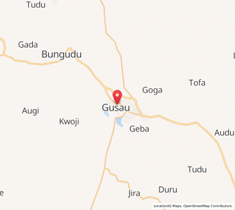 Map of Gusau, Zamfara