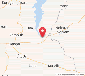Map of Hinna, Gombe