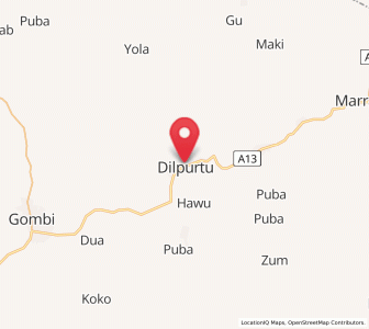 Map of Hong, Adamawa