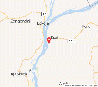 Map of Icheu, Kogi