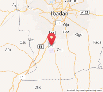 Map of Idi-Ayunre, Oyo