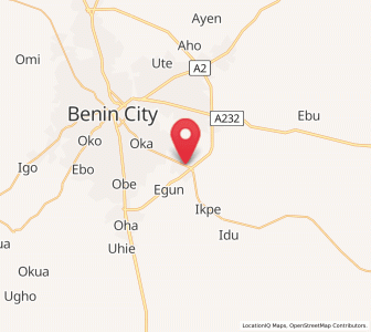 Map of Idogbo, Edo