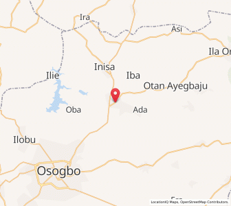 Map of Ikirun, Osun